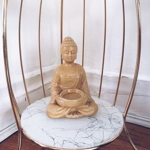 Sitting Yellow Buddha